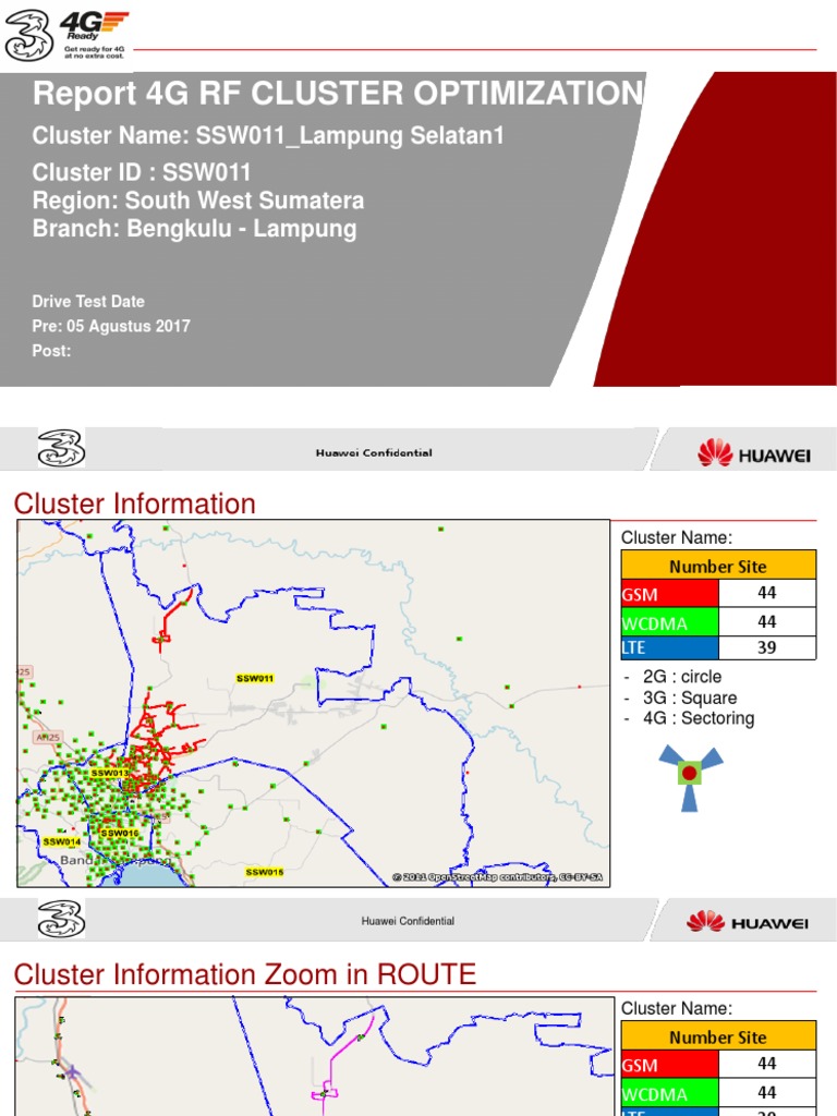 4G RF Cluster Optimization Report | PDF | 4 G | Lte (Telecommunication)