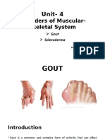 Disorders of Muscular-Skeletal System: Unit - 4