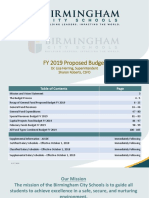 BCS Aug 17 Final FY 2019 Proposed Budget Presentation August 21 2018 