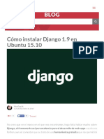 Cómo instalar Django 1.9 en Ubuntu 15.10