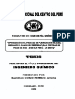 Universidad Nacional Del Centro Del: Ingeniero Quí-Mico