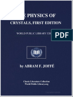 Physics of Crystal
