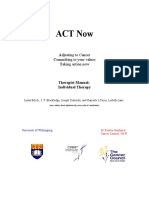 ACT Now Individual Therapist Manual New