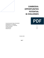 Cambodia - Opportunities, Potential and Challenges