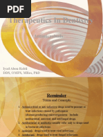 Therapeutics in Dentistry (Antimicrobials)