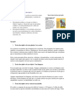 Textos descriptivos, narrativos, argumentativos y expositivos