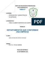 Departamentos Que Conforman Una Empresa, Imedco Fin de Semana