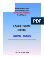 Il MODELLO FUNZIONALE Della SALUTE Nutrizionale - Metabolico