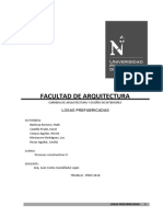 Informe de Losas Prefabricadas