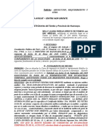 Absolucion y Requerimiento de Indemnizacion Del Afocat Centro Nor Oriente Nelly Liliana Pareja