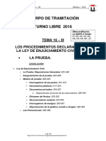 TEMA 16 PROC DECLARATIVO III -MEDIOS DE PRUEBA- 2016 6-Oct T-Libre.pdf