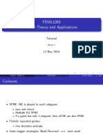 FEM11056 Game Theory and Applications: Tutorial