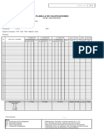 Planilla Calificación Secundaria