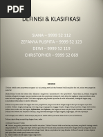 Download DEFINISI  KLASIFIKASI by Aiai1405 SN38676364 doc pdf