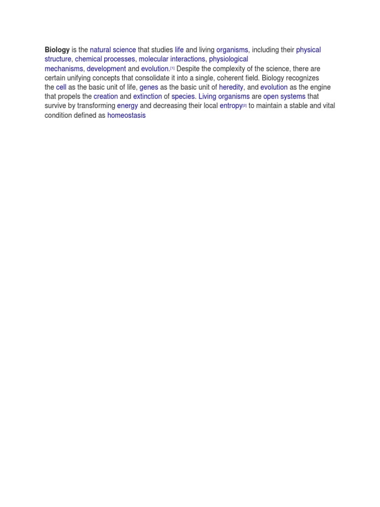 Biology | PDF