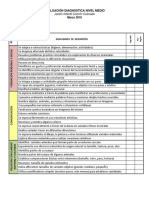 Evaluacion Diagnostica 1º Ciclo