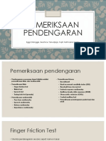 Pemeriksaan Pendengaran