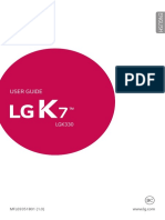 LG K7 User Manual PDF
