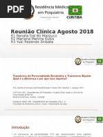 ranstorno de Personalidade Borderline e Transtorno Bipolar