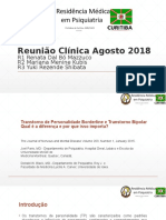 Ranstorno de Personalidade Borderline e Transtorno Bipolar: Qual É A Diferença e Por Que Isso Importa? (Reunião Clínica Agosto de 2018)