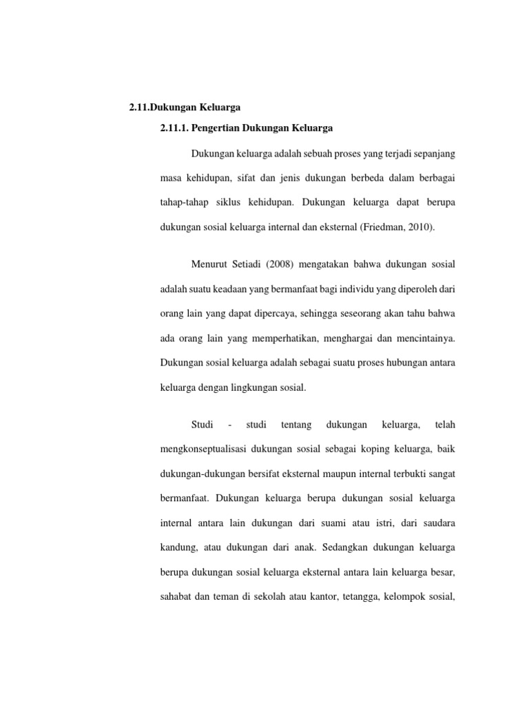 Dukungan Keluarga | PDF