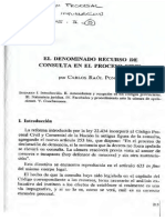 Impugnacion - El Denominado Recurso de Consulta - Carlos Ponce