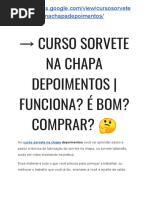 → Curso SORVETE na Chapa Funciona? É Bom Mesmo? COMPRAR? 