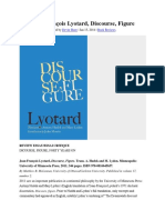 On Lyotard Discorse Figure - Freudian Themes