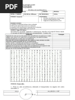 Prueba Sector Circular y Segmento Circular