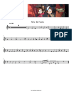 Gravity Falls Tema Principal Partitura Parte Flauta