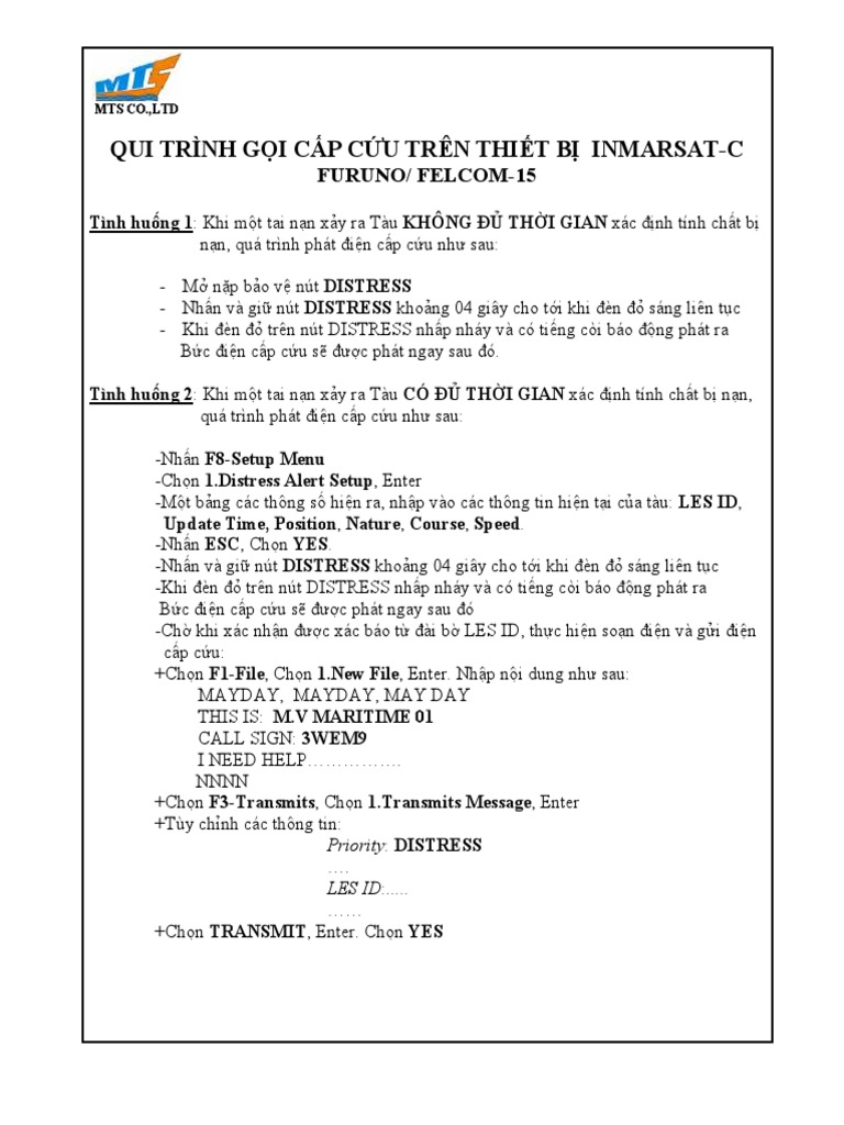 Distress Inm C Felcom15 | PDF