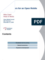 Global Drivers for Open Mobile Ecosystem