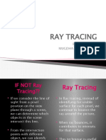 Ray Tracing: Presented By: Mugdha Chhaparwal Roll No. 22