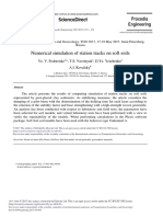 Numerical Simulation of Station Tracks On Soft Soils: Sciencedirect