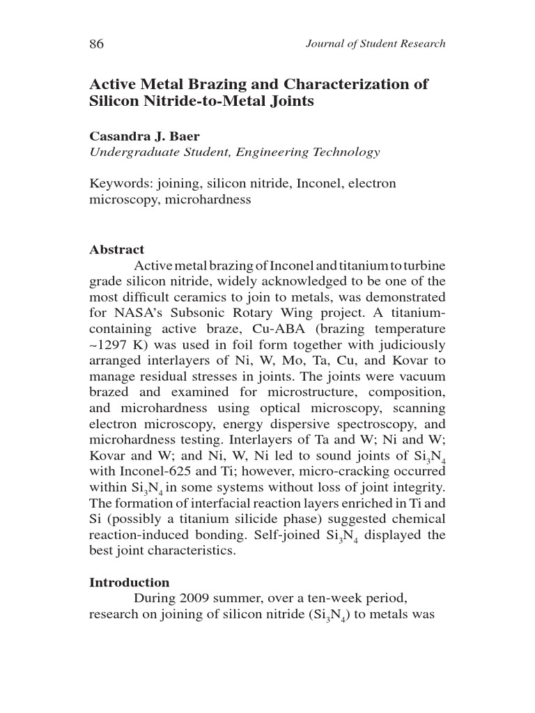 Active Metal Brazing PDF Thermal Expansion Ceramics