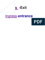 Egress