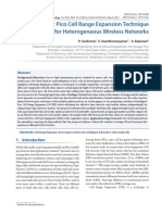 An Intelligent Pico Cell Range Expansion Technique For Heterogeneous Wireless Networks