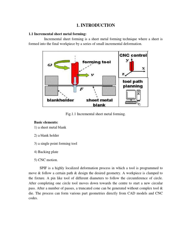 1.1 Incremental Sheet Metal Forming | PDF | Amplifier | Force