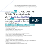 Click To Find Out The DESIGN OF Sheet Pile Walls With