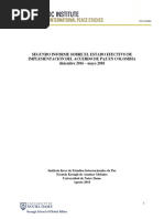 SEGUNDO INFORME SOBRE EL ESTADO EFECTIVO DE IMPLEMENTACIÓN DEL ACUERDO DE PAZ EN COLOMBIA diciembre 2016 – mayo 2018