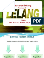 Peraturan Lelang Pertemuan III