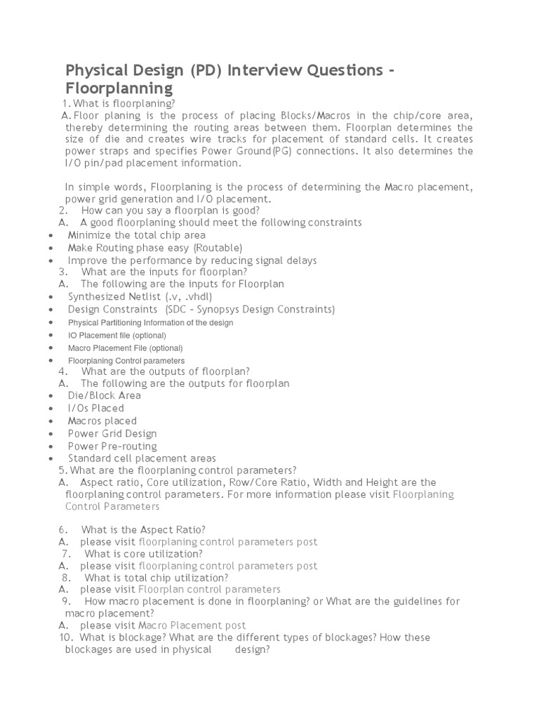 Floor Plan (Questions) PDF Electronic Engineering Computer
