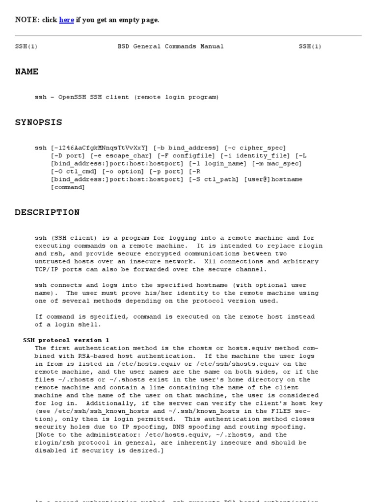 SSH Client Overview and Usage Guide | PDF | Secure Shell | Public Key ...