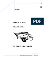 Brinkmann Estrich Boy Trans Mix DC260 Parts Catalog PDF