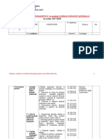 Planificare Farmacognozie Generala Farmacisti