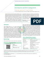 Ocular Chemical Injuries and Their Management