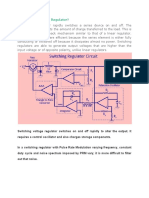 What Is A Switching Regulator?