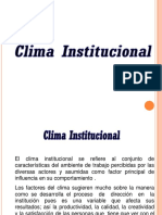 Clima Institucional