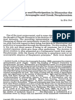 Hierarchy and Participation in Dionysius The Areopagite and Greek Neoplatonism