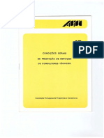 APPC - Condicoes Gerais Prestacao Servicos Consultores Tecnicos (1982)